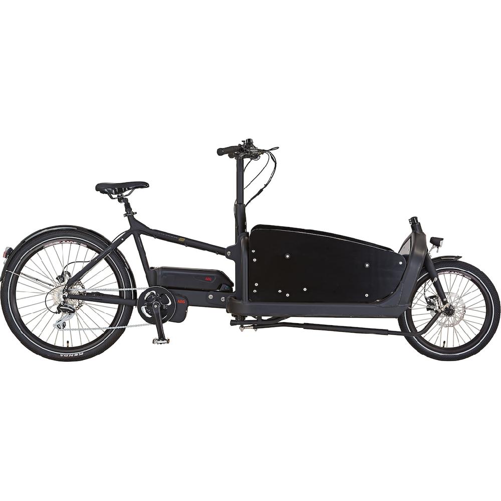 Prophete E-Bike »CARGO 22.ETL.20« 8 Gang Shimano Acera Mittelmotor 250 W Pedelec Elektrofahrrad für Damen u. Herren Lastenrad auf Rechnung bestellen Saisonale Angebote