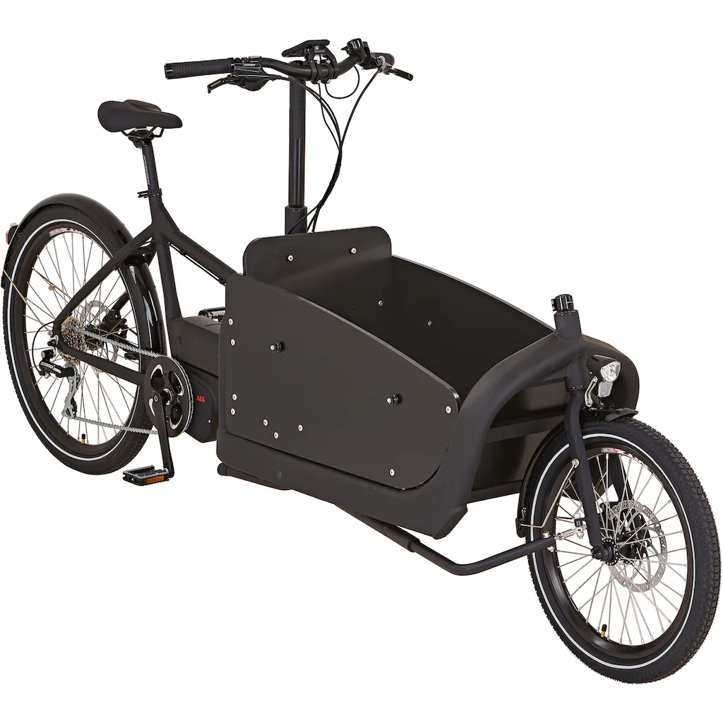 Prophete E-Bike »CARGO 22.ETL.20« 8 Gang Shimano Acera Mittelmotor 250 W Pedelec Elektrofahrrad für Damen u. Herren Lastenrad auf Rechnung bestellen Saisonale Angebote