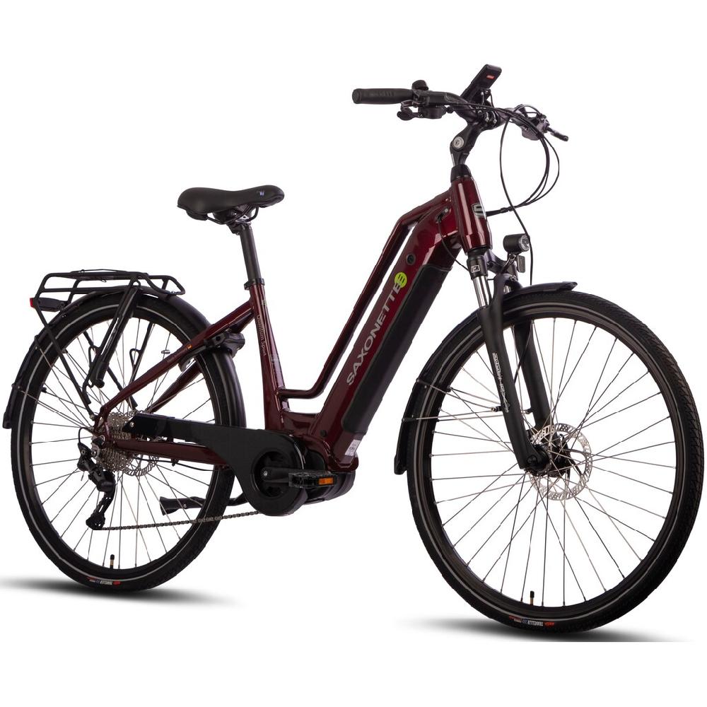 SAXONETTE E-Bike »Quantum Plus« 8 Gang Shimano Nexus Mittelmotor 250 W Pedelec Elektrofahrrad für Damen u. Herren Cityrad auf Rechnung online bestellen Sonderangebote