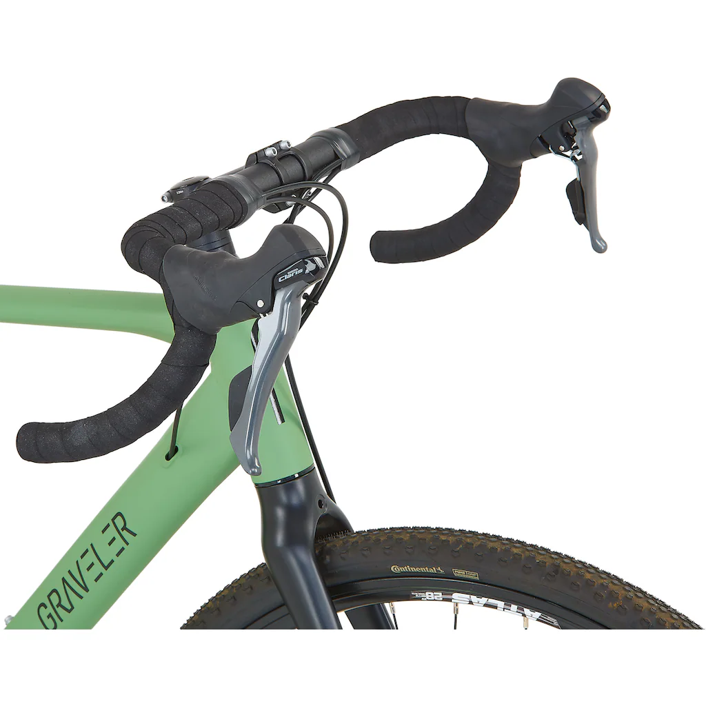 Prophete Gravelbike »Prohete Graveler« 16 Gang Shimano Claris Schaltwerk Kettenschaltung auf Rechnung Discount Store für neue Produkte