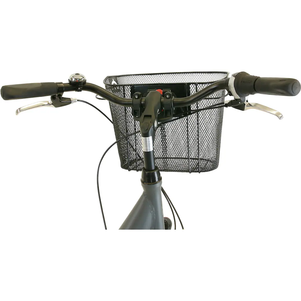 HAWK Bikes Cityrad »City Comfort Deluxe Plus Grey« 7 Gang Shimano Nexus Schaltwerk für Damen und Herren auf Raten Online