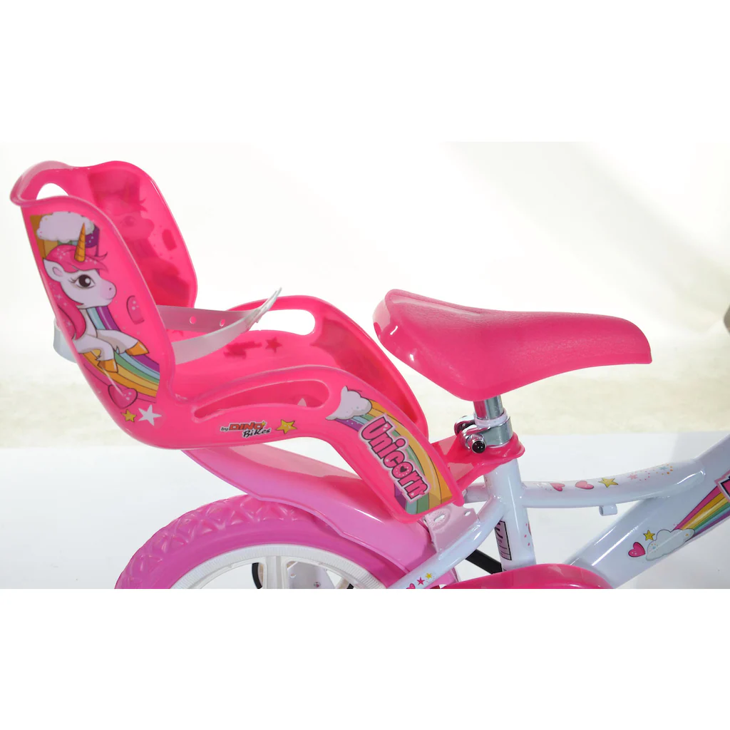 Dino Kinderfahrrad »Unicorn Einhorn« 1 Gang mit Stützrädern Korb und Puppensitz Angebote