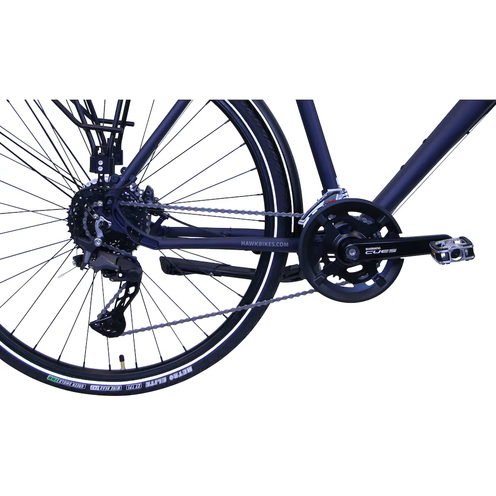 HAWK Bikes Trekkingrad »Trekking Gent Deluxe Plus Ocean Blue« 20 Gang Shimano Shimano CUES Schaltwerk für Herren auf Rechnung online kaufen Exklusivangebot