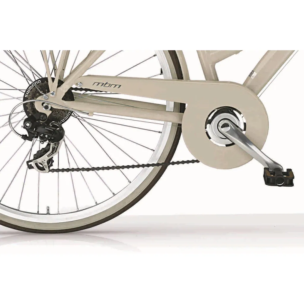 MBM Trekkingrad »New Boulevard« 18 Gang Shimano TY300 Schaltwerk Kettenschaltung für Damen Kettenschaltung auf Rechnung bestellen Cyber Monday