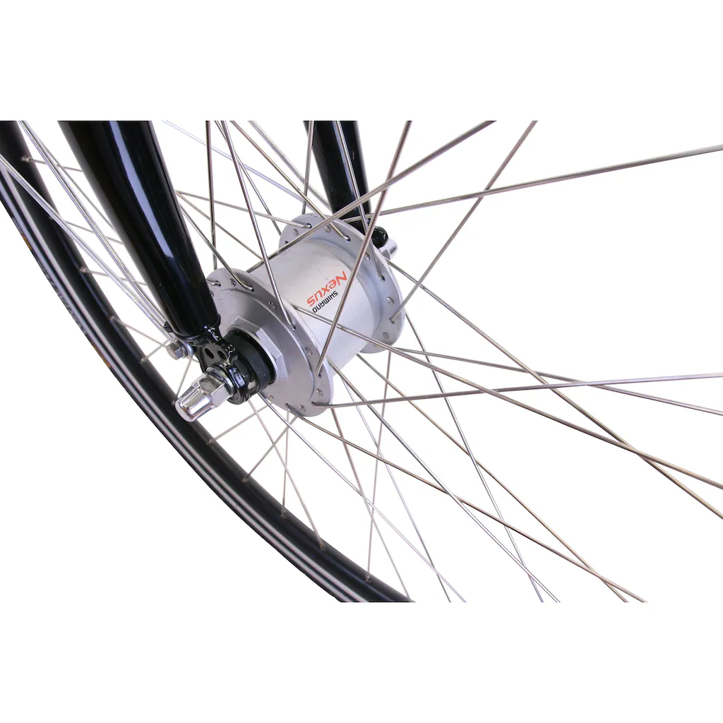 HAWK Bikes Cityrad »City Wave Deluxe Plus White« 7 Gang Shimano Nexus Schaltwerk für Damen und Herren auf Rechnung kaufen Top Angebot
