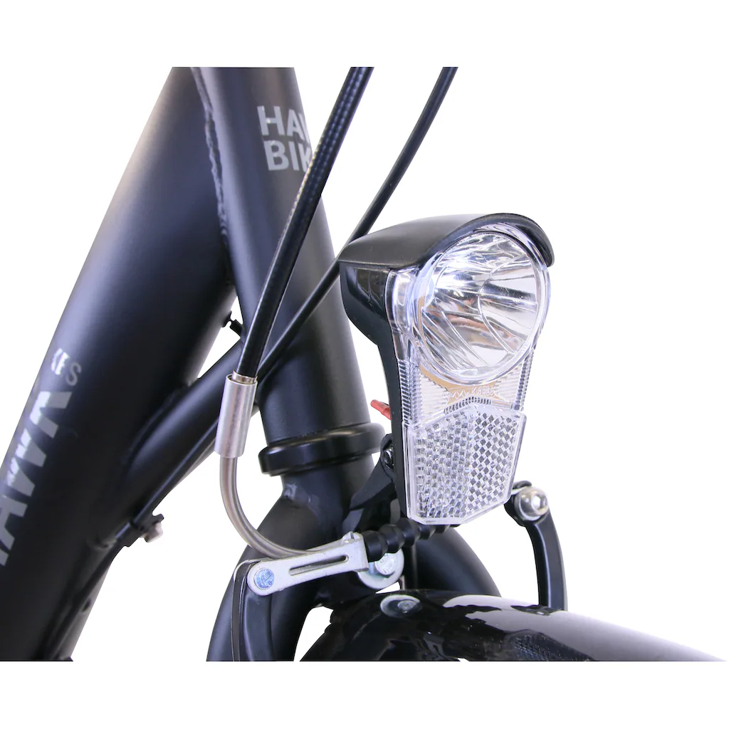 HAWK Bikes Cityrad »City Wave Premium Plus Black« 3 Gang Shimano Nexus Schaltwerk für Damen und Herren Exklusive Angebote