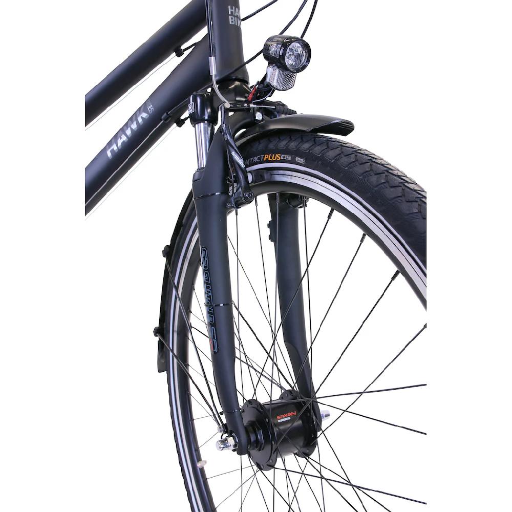 HAWK Bikes Trekkingrad »Trekking Lady Premium Black« 24 Gang microSHIFT für Damen und Herren auf Raten Tiefpreis