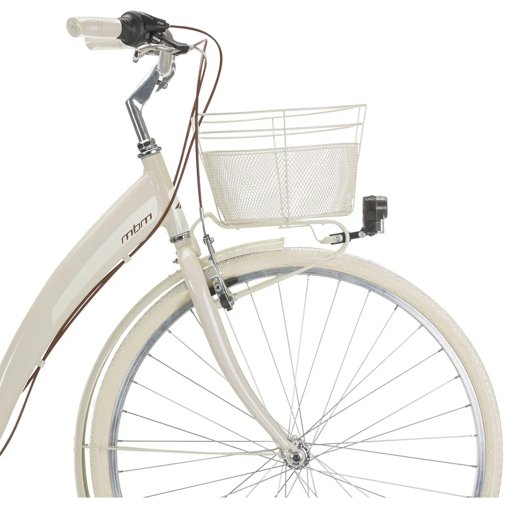 MBM Cityrad »NEW Primavera« 6 Gang Shimano TY300 Schaltwerk Kettenschaltung für Damen Kettenschaltung Begrenzte Freigabe