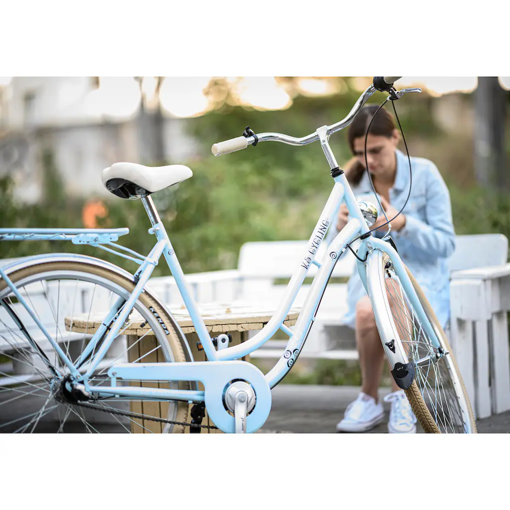 KS Cycling Cityrad »Casino« 6 Gang Shimano Tourney Schaltwerk Kettenschaltung für Damen Kettenschaltung Bis zu 50% Rabatt