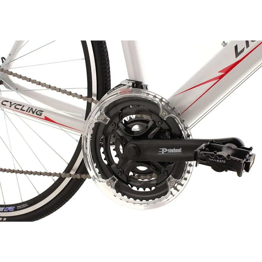 KS Cycling Fitnessbike »Lightspeed« 21 Gang Shimano Tourney RD-TX 35 Schaltwerk Kettenschaltung für Damen und Herren Kettenschaltung auf Raten Kostenloser Versand international