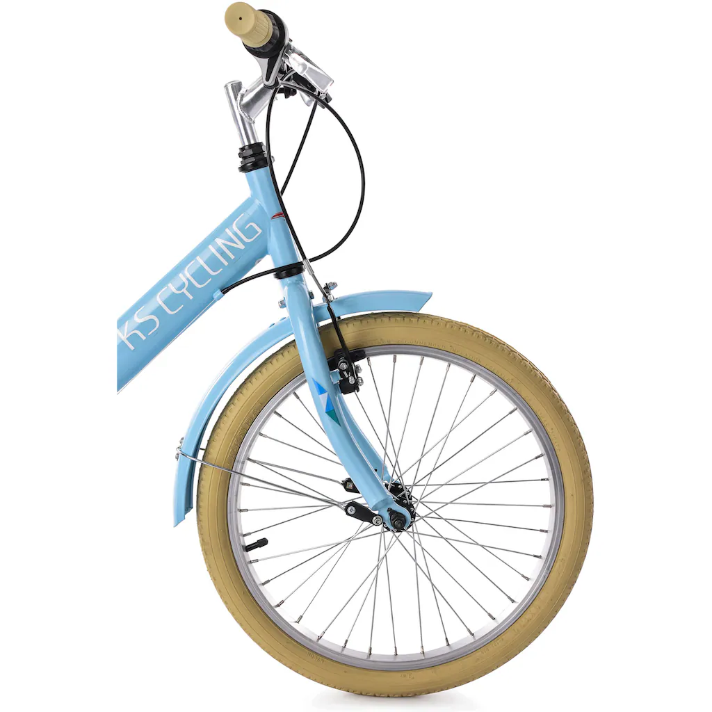 KS Cycling Jugendfahrrad »Toscana« 6 Gang Shimano Tourney Schaltwerk Kettenschaltung für Damen und Herren Kettenschaltung Fabrikladen