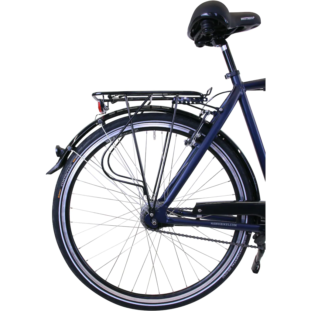 HAWK Bikes Cityrad »Gent Deluxe« 7 Gang Shimano Nabenschaltung für Herren Nabenschaltung auf Rechnung online bestellen Fabrikverkauf