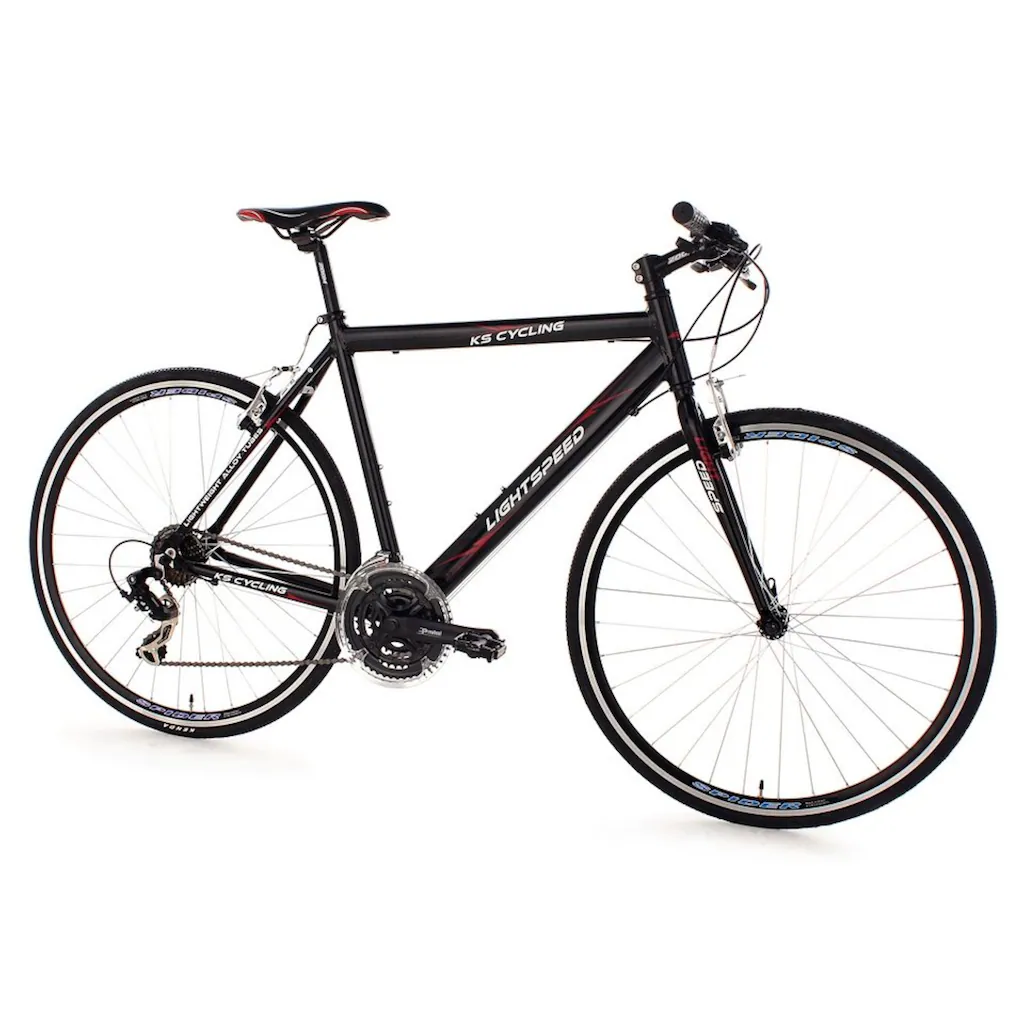 KS Cycling Fitnessbike »Lightspeed« 21 Gang Shimano Tourney RD-TX 35 Schaltwerk Kettenschaltung für Damen und Herren Kettenschaltung Versandkostenfrei