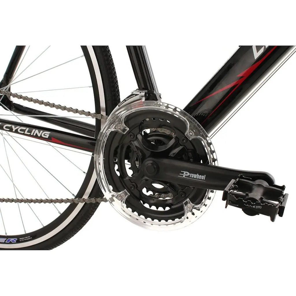 KS Cycling Fitnessbike »Lightspeed« 21 Gang Shimano Tourney RD-TX 35 Schaltwerk Kettenschaltung für Damen und Herren Kettenschaltung Versandkostenfrei