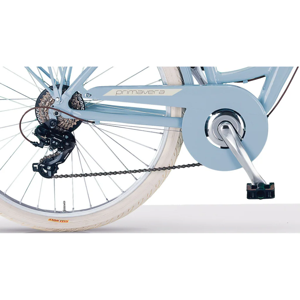MBM Cityrad »PRIMAVERA« 6 Gang Shimano TY300 Schaltwerk Kettenschaltung für Damen Kettenschaltung Exklusivangebot