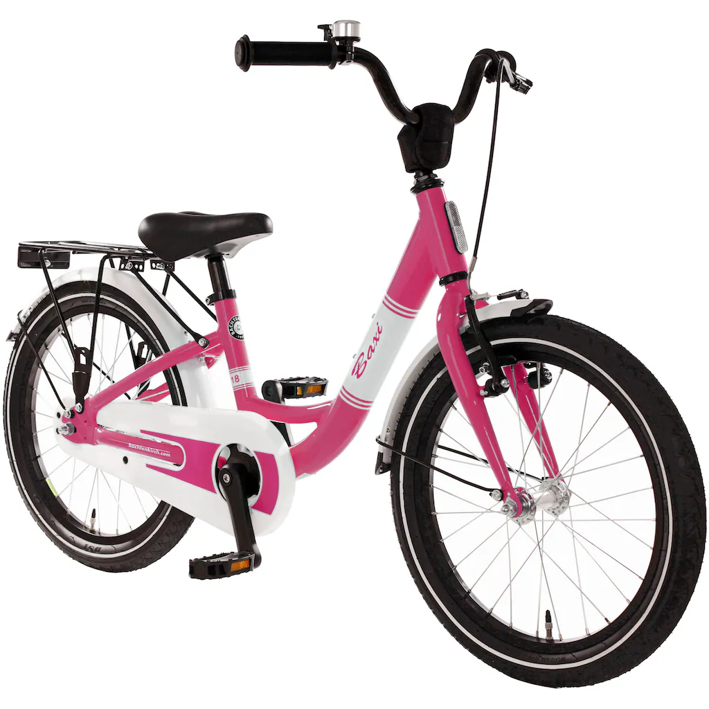 Bachtenkirch Kinderfahrrad »18" Baxi - pink« 1 Gang ohne Schaltung (Packung) Alu Kinderfahrrad mit Vollausstattung erhältlich in 14/16/18 Zoll auf Rechnung online bestellen Black Friday