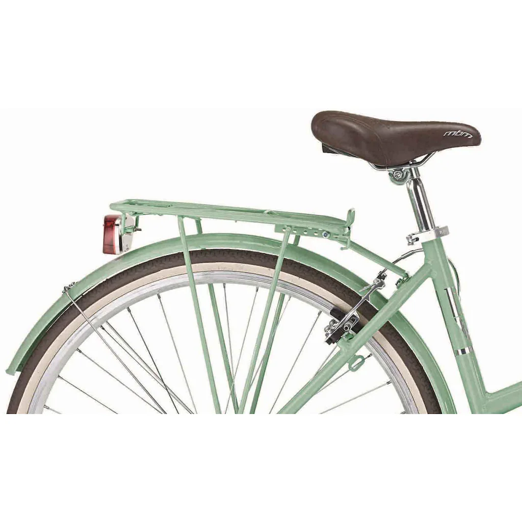 MBM Trekkingrad »New Boulevard« 18 Gang Shimano TY300 Schaltwerk Kettenschaltung für Damen Kettenschaltung auf Rechnung online bestellen Räumungsverkauf