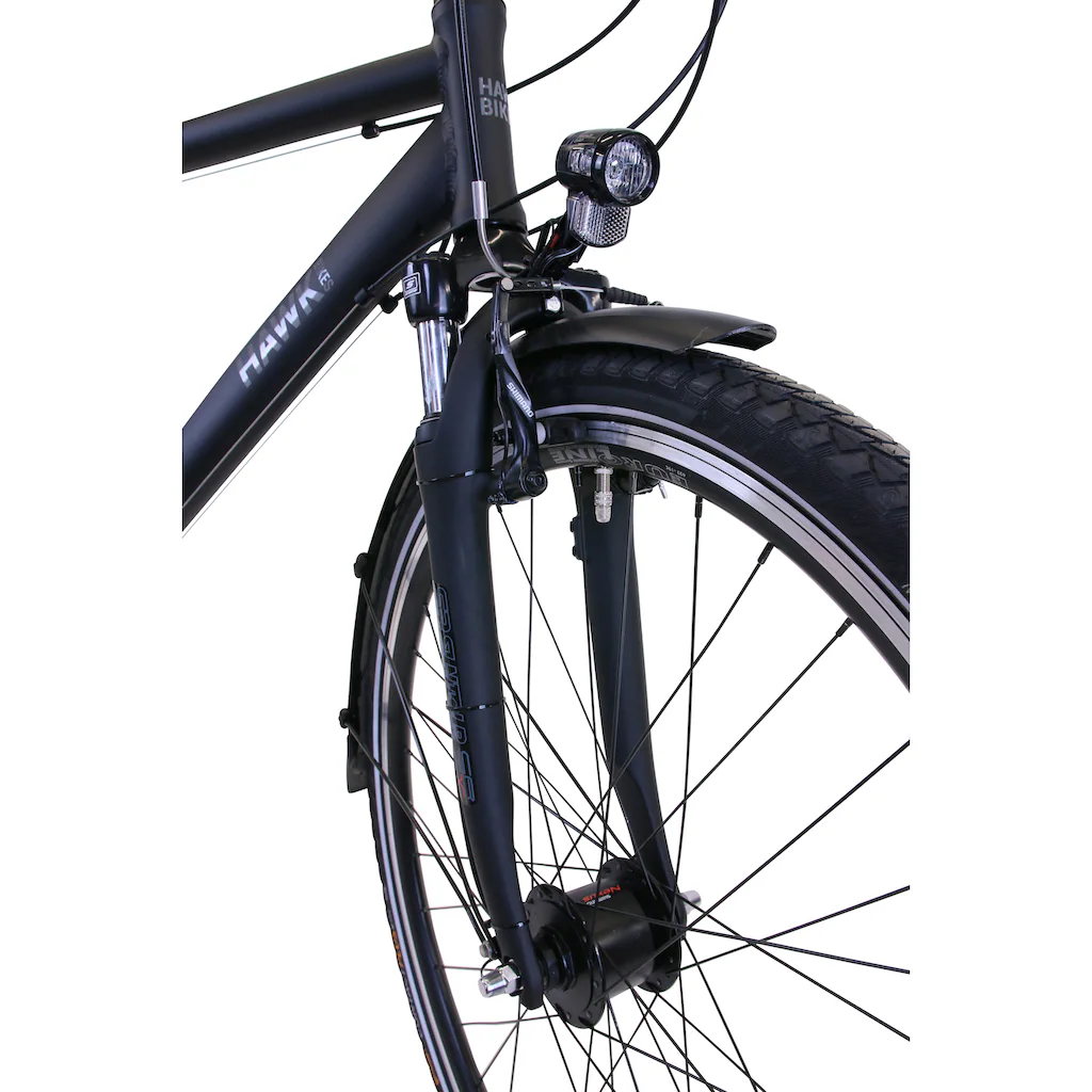 HAWK Bikes Trekkingrad »Trekking Gent Premium Black« 24 Gang microSHIFT für Herren Bis zu 60% Rabatt