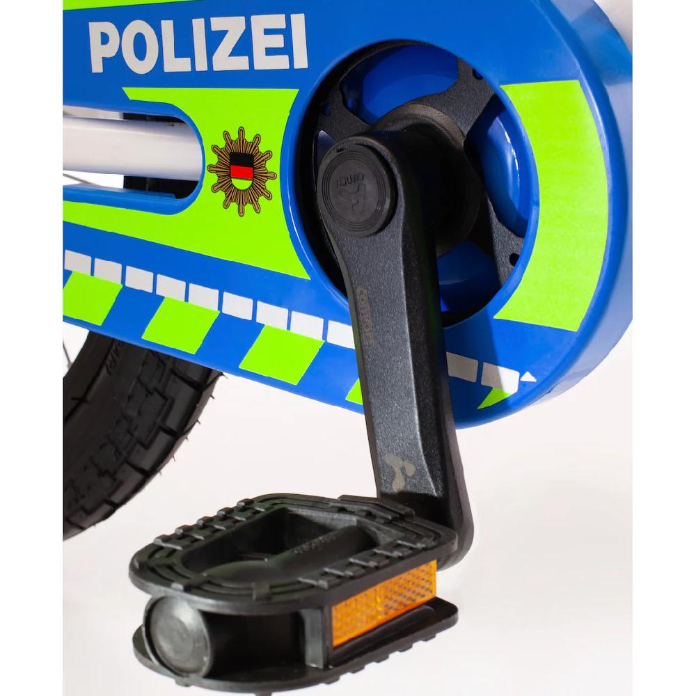 Bachtenkirch Kinderfahrrad »14" Kinderfahrrad "POLIZEI" kristall-weiß/blau/neon« 1 Gang ohne Schaltung Bis zu 65% Rabatt