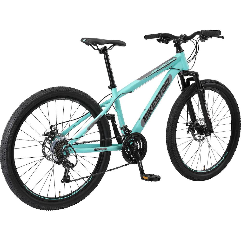 Bikestar Mountainbike 21 Gang Shimano RD-TY300 Schaltwerk Kettenschaltung für Damen und Herren Kettenschaltung auf Rechnung bestellen Super Rabatt