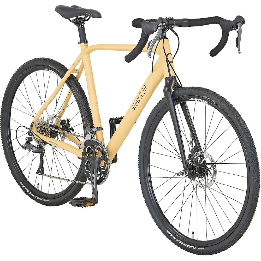 Prophete Gravelbike »Graveler« 16 Gang Shimano Claris Schaltwerk Kettenschaltung für Herren Kettenschaltung Begrenzt auf 3 Tage