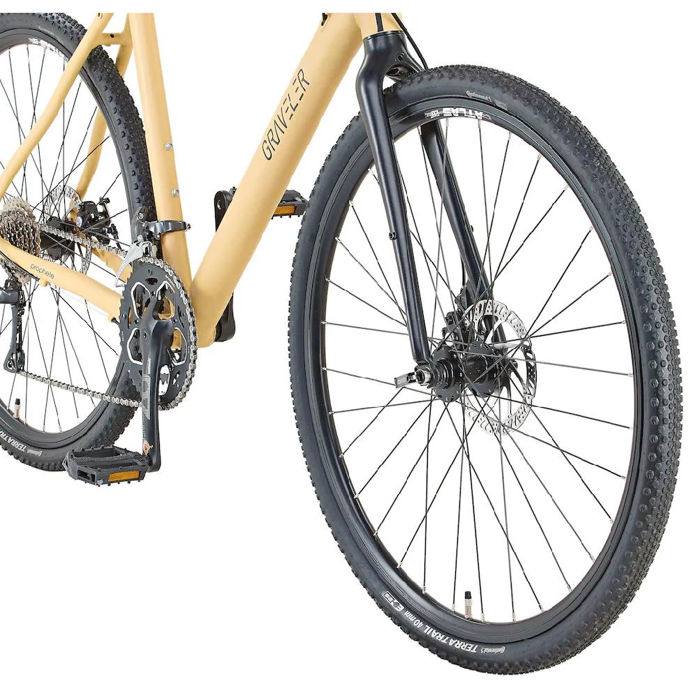 Prophete Gravelbike »Graveler« 16 Gang Shimano Claris Schaltwerk Kettenschaltung für Herren Kettenschaltung Begrenzt auf 3 Tage