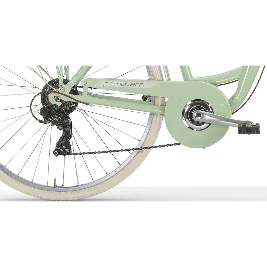 MBM Cityrad »NEW Primavera« 6 Gang Shimano TY300 Schaltwerk Kettenschaltung für Damen Kettenschaltung auf Rechnung online bestellen Blitzverkäufe