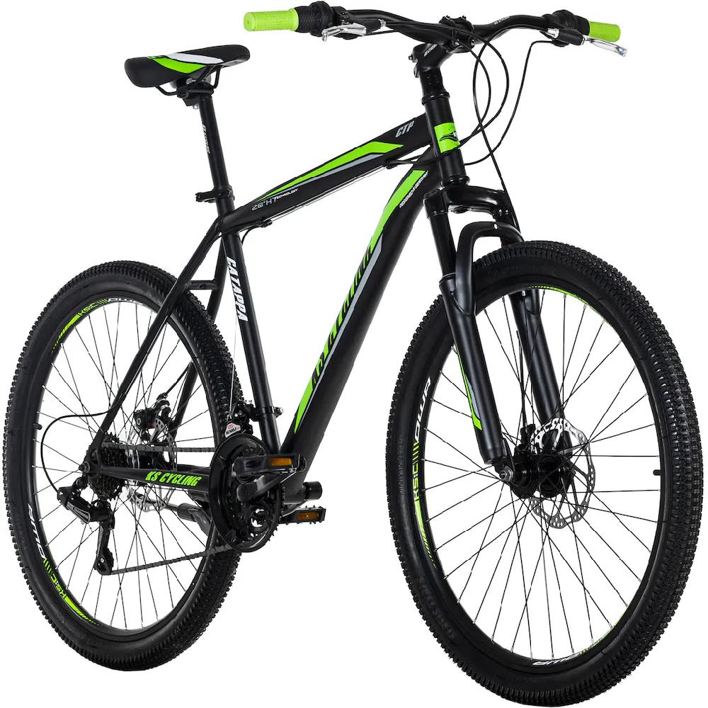 KS Cycling Mountainbike »Catappa« 21 Gang Shimano Tourney Schaltwerk Kettenschaltung für Damen und Herren Kettenschaltung Kauf eins, bekomm eins gratis