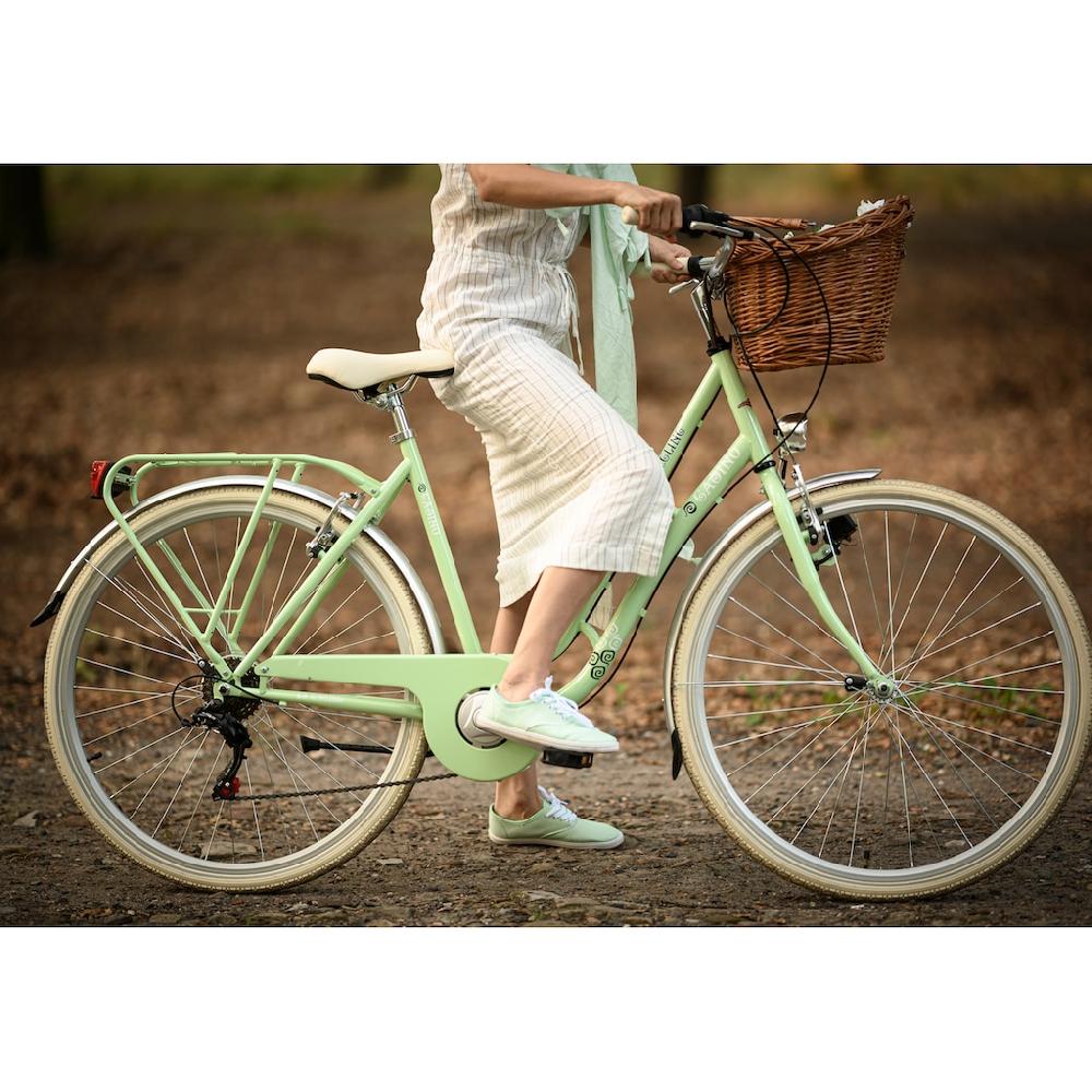 KS Cycling Cityrad »Casino« 6 Gang Shimano Tourney TZ Schaltwerk Kettenschaltung für Damen und Herren Kettenschaltung Sonderangebot der Fabrik