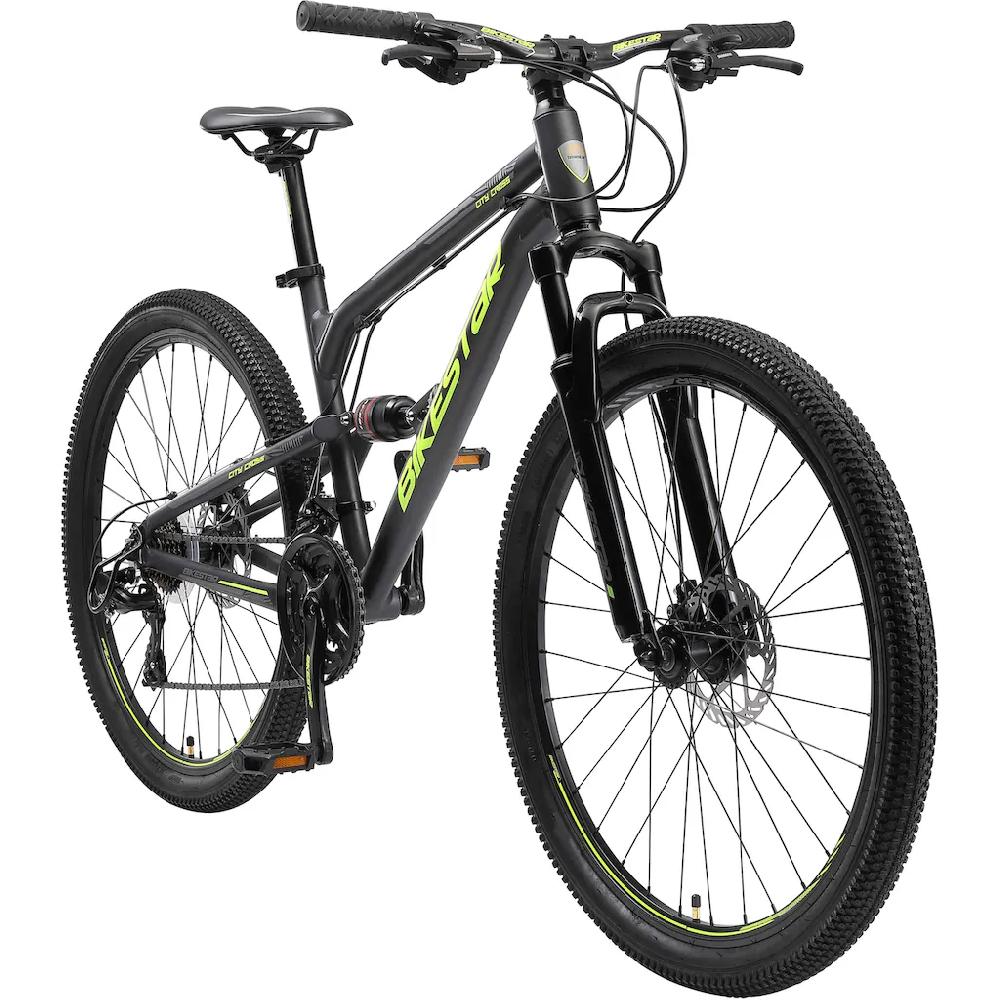 Bikestar Mountainbike 21 Gang Shimano RD-TY300 Schaltwerk Kettenschaltung für Damen und Herren Kettenschaltung auf Raten Clearance-Verkauf