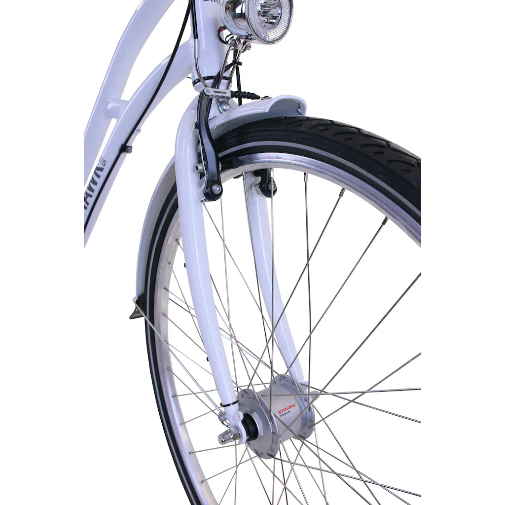 HAWK Bikes Cityrad »City Classic Joy White« 3 Gang Shimano Nexus Schaltwerk für Damen und Herren auf Raten Rabatt