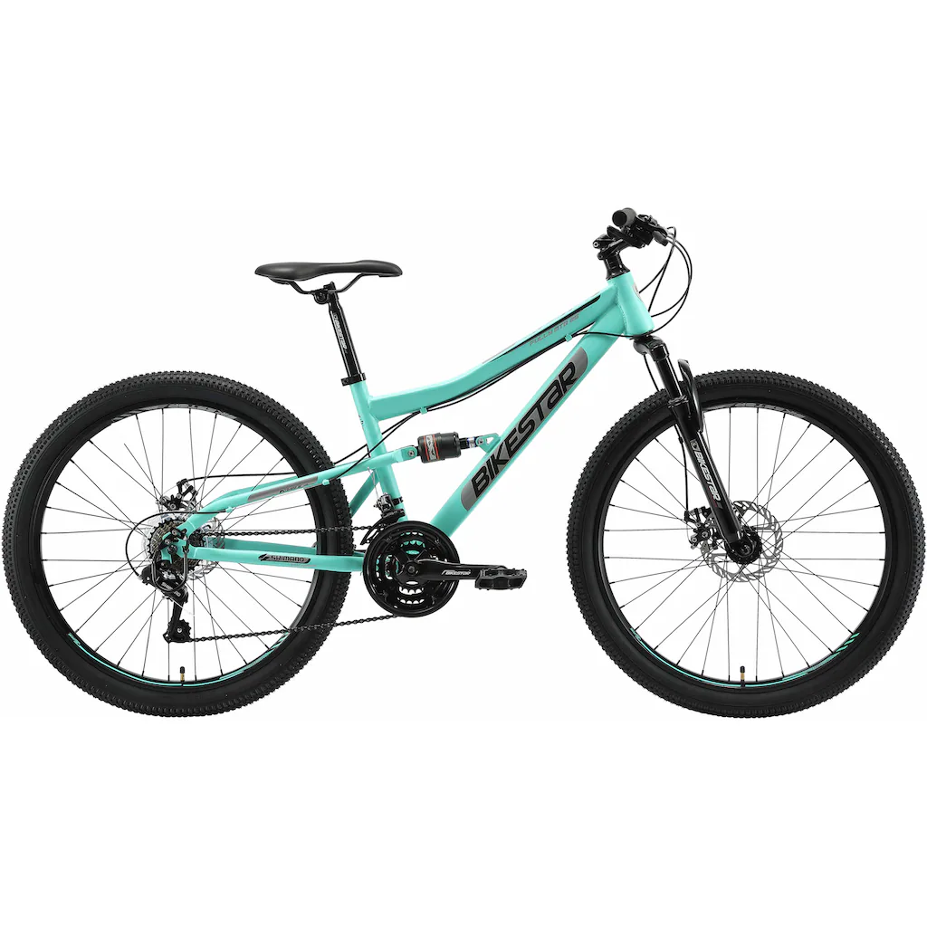 Bikestar Mountainbike 21 Gang Shimano RD-TY300 Schaltwerk Kettenschaltung für Damen und Herren Kettenschaltung auf Rechnung kaufen Großer Ausverkauf