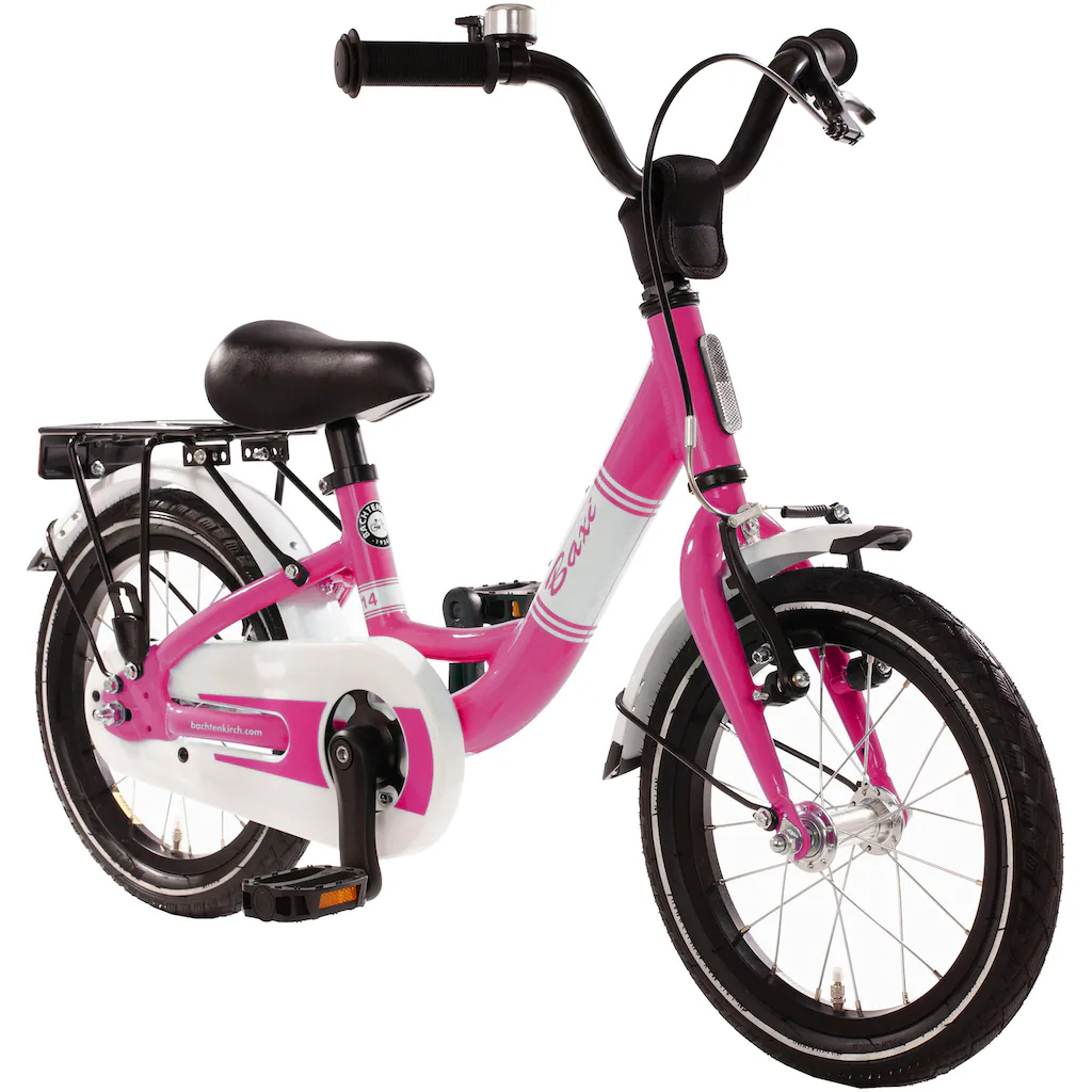 Bachtenkirch Kinderfahrrad »14" Baxi - pink« 1 Gang ohne Schaltung (Packung) Alu Kinderfahrrad mit Vollausstattung erhältlich in 14/16/18 Zoll auf Rechnung Große Rabatte