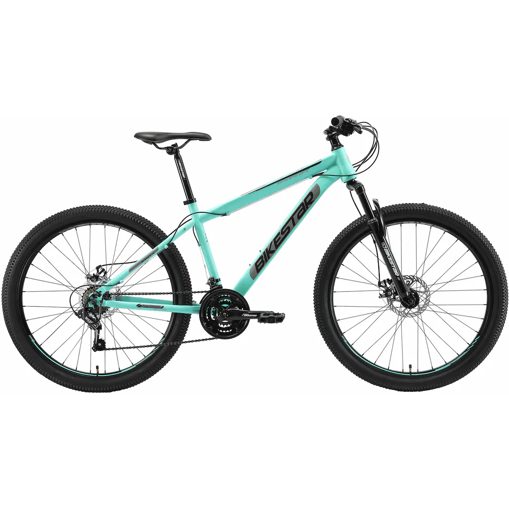 Bikestar Mountainbike 21 Gang Shimano RD-TY300 Schaltwerk Kettenschaltung für Damen und Herren Kettenschaltung auf Raten Riesige Ersparnisse