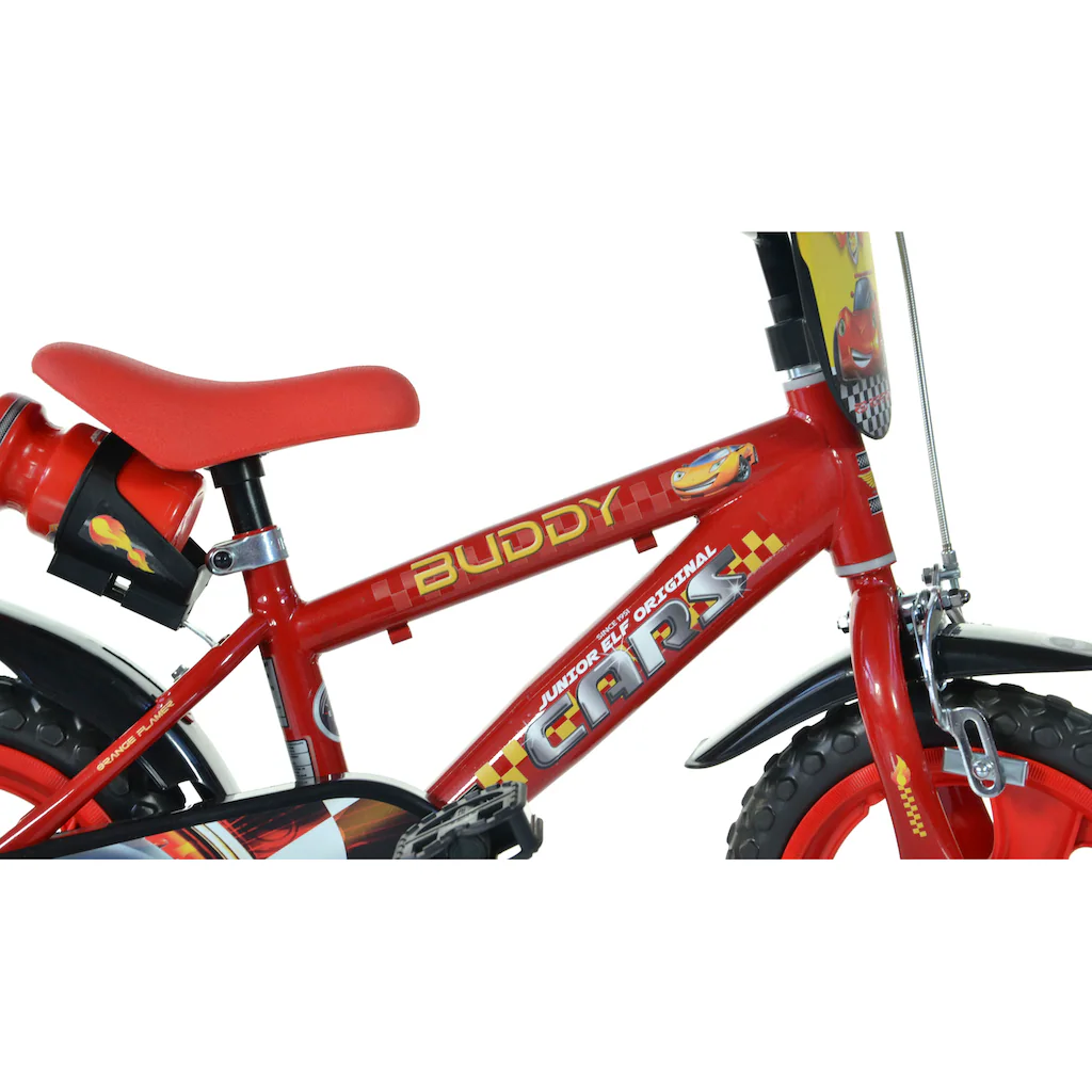 Dino Kinderfahrrad »Cars Buddy 12 Zoll« 1 Gang mit Stützrädern Trinkflasche und Frontschild Bis zu 65% Rabatt