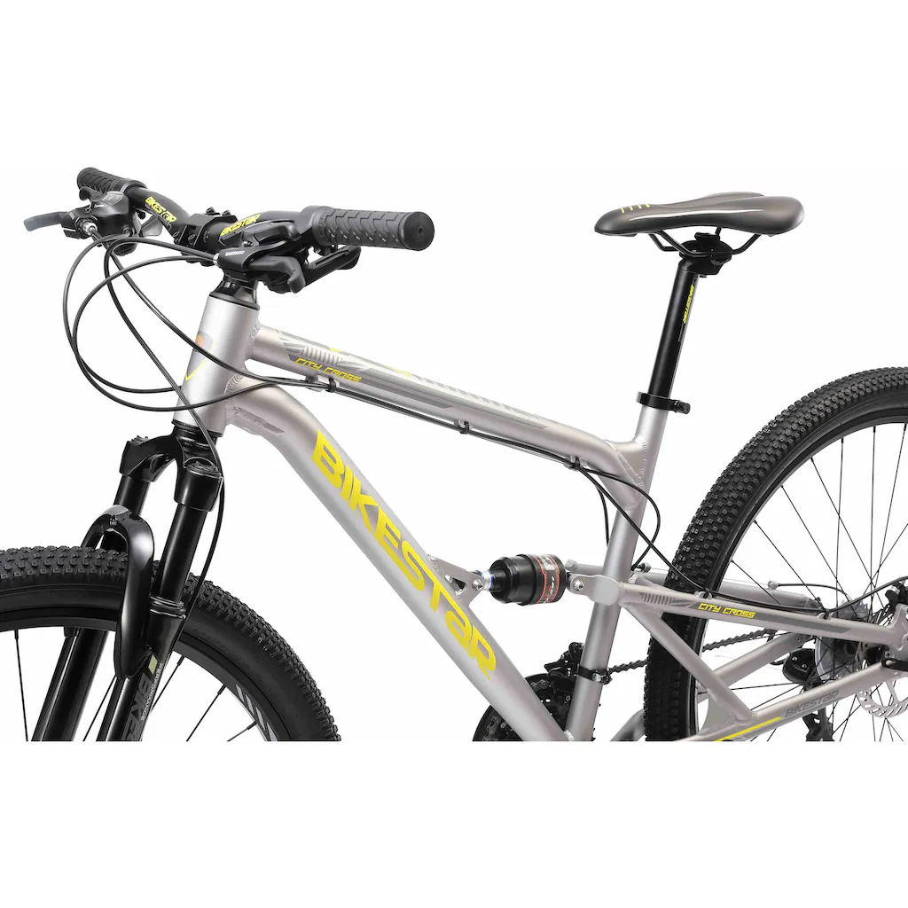 Bikestar Mountainbike 21 Gang Shimano RD-TY300 Schaltwerk Kettenschaltung für Damen und Herren Kettenschaltung auf Rechnung online kaufen Vierteljährliche Förderung
