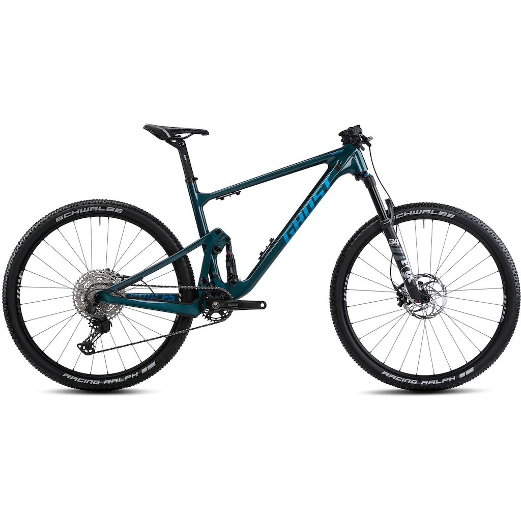 Ghost Mountainbike »Lector FS SF LC Essential« 12 Gang Shimano XT RD-M8100 Schaltwerk Kettenschaltung für Damen und Herren Kettenschaltung auf Raten Begrenzt auf 3 Tage
