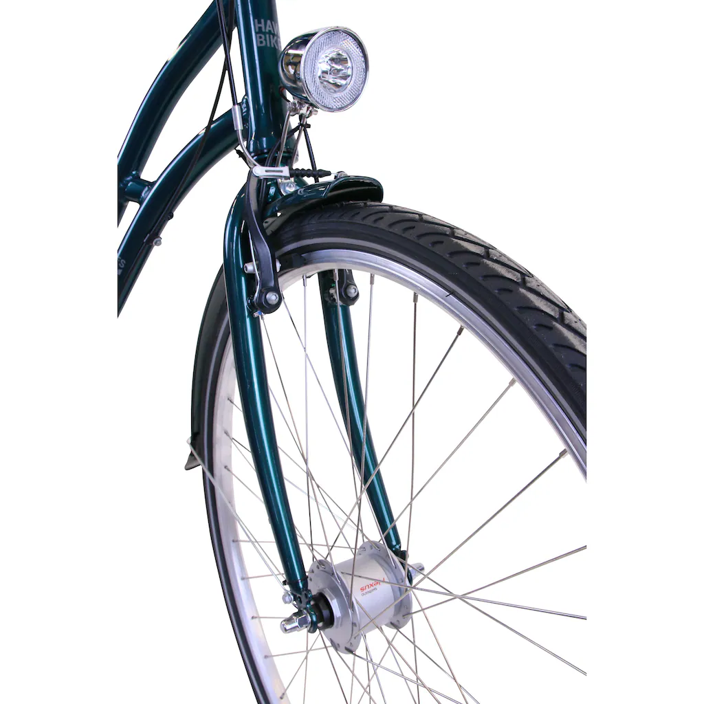 HAWK Bikes Cityrad »City Classic Joy British Green« 3 Gang Shimano Nexus Schaltwerk für Damen und Herren auf Raten Günstiger Verkauf