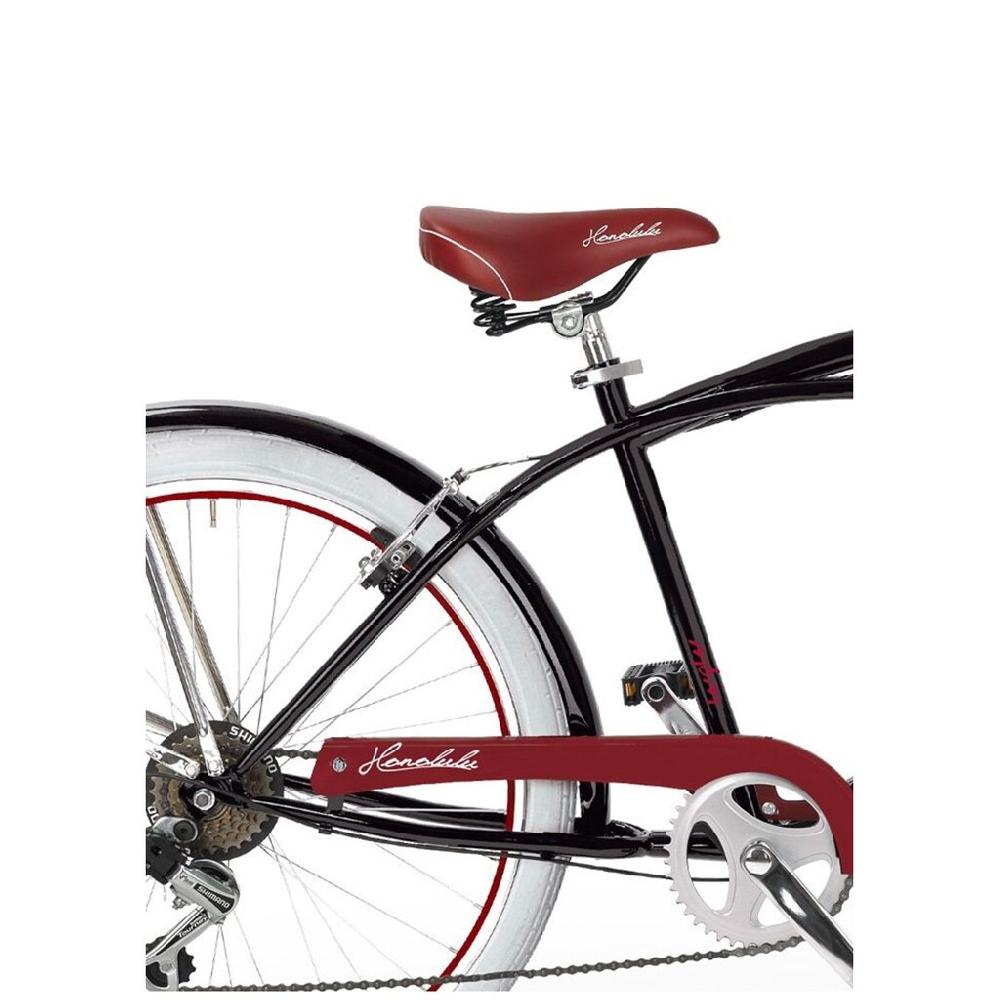 MBM Cruiser »Honolulu Man Mod. 125« 6 Gang Shimano Tourney Schaltwerk Kettenschaltung für Herren Kettenschaltung auf Rechnung Black Friday
