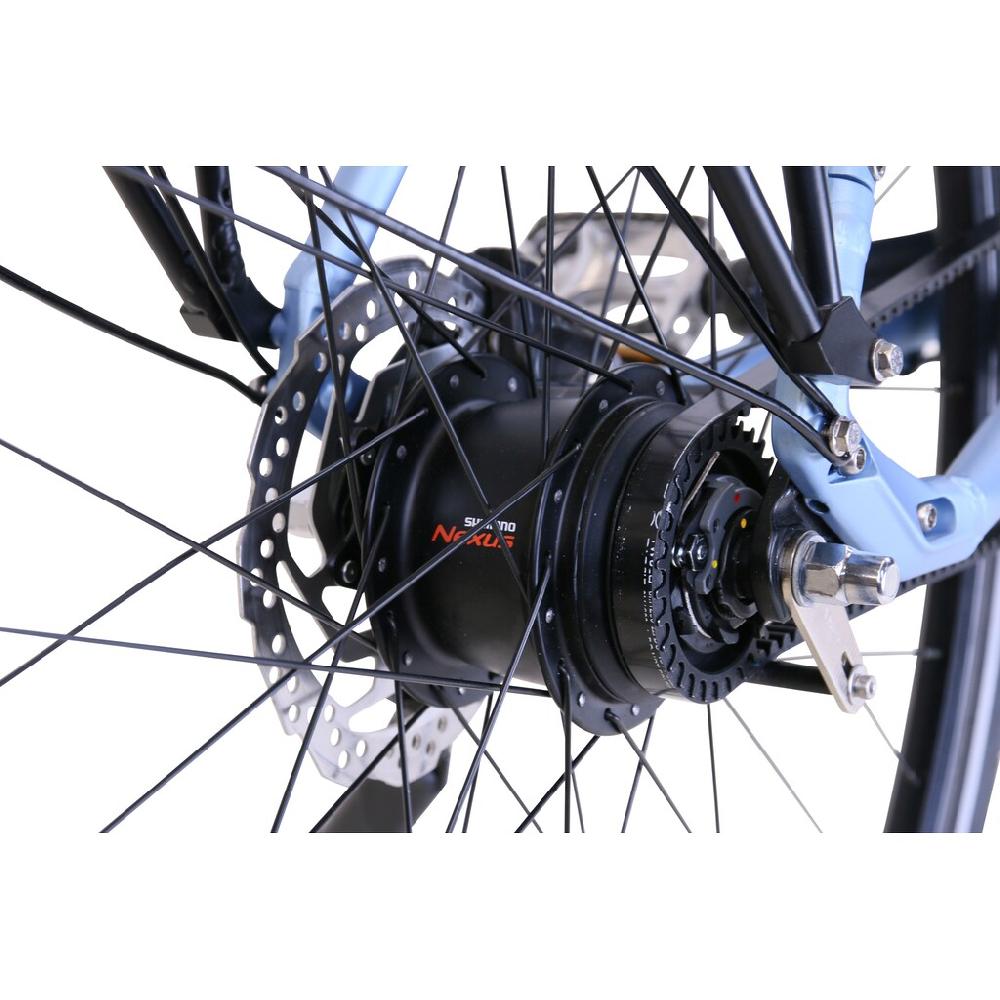 HAWK Bikes Trekkingrad »Trekking Lady Super Deluxe Skye blue« 8 Gang Shimano Nexus Schaltwerk für Damen und Herren Fabrikverkauf