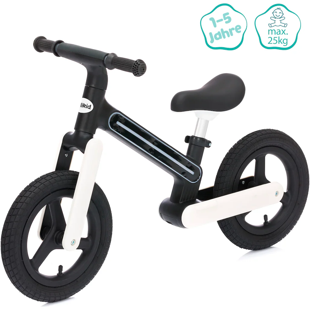 Fillikid Laufrad »Balance Bike Flash schwarz« mit Luftreifen Online Shopping