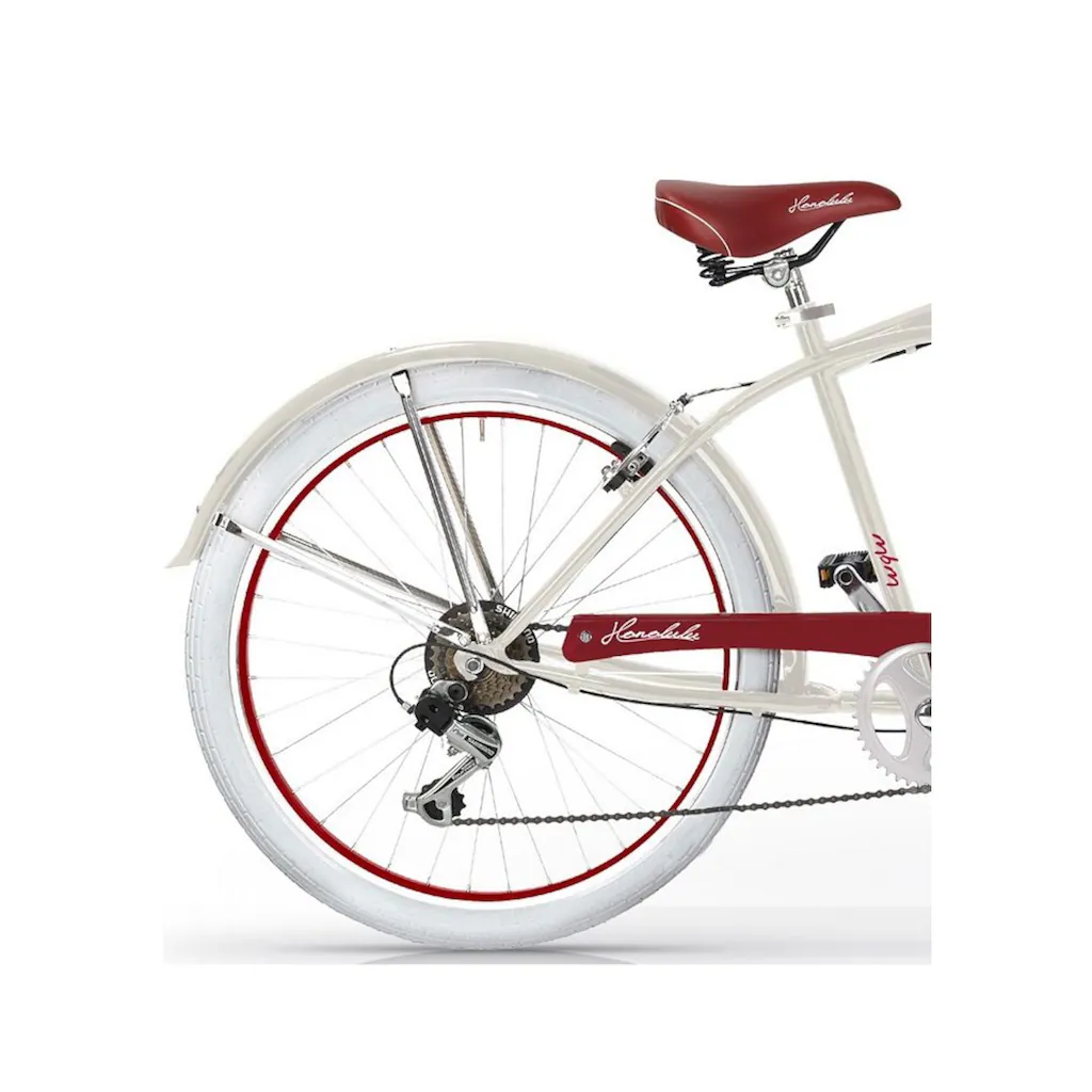 MBM Cruiser »Honolulu Man Mod. 125« 6 Gang Shimano Tourney Schaltwerk Kettenschaltung für Herren Kettenschaltung auf Rechnung kaufen Blitzangebot