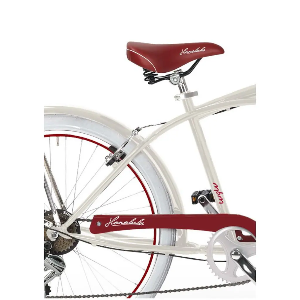 MBM Cruiser »Honolulu Man Mod. 125« 6 Gang Shimano Tourney Schaltwerk Kettenschaltung für Herren Kettenschaltung auf Rechnung kaufen Blitzangebot