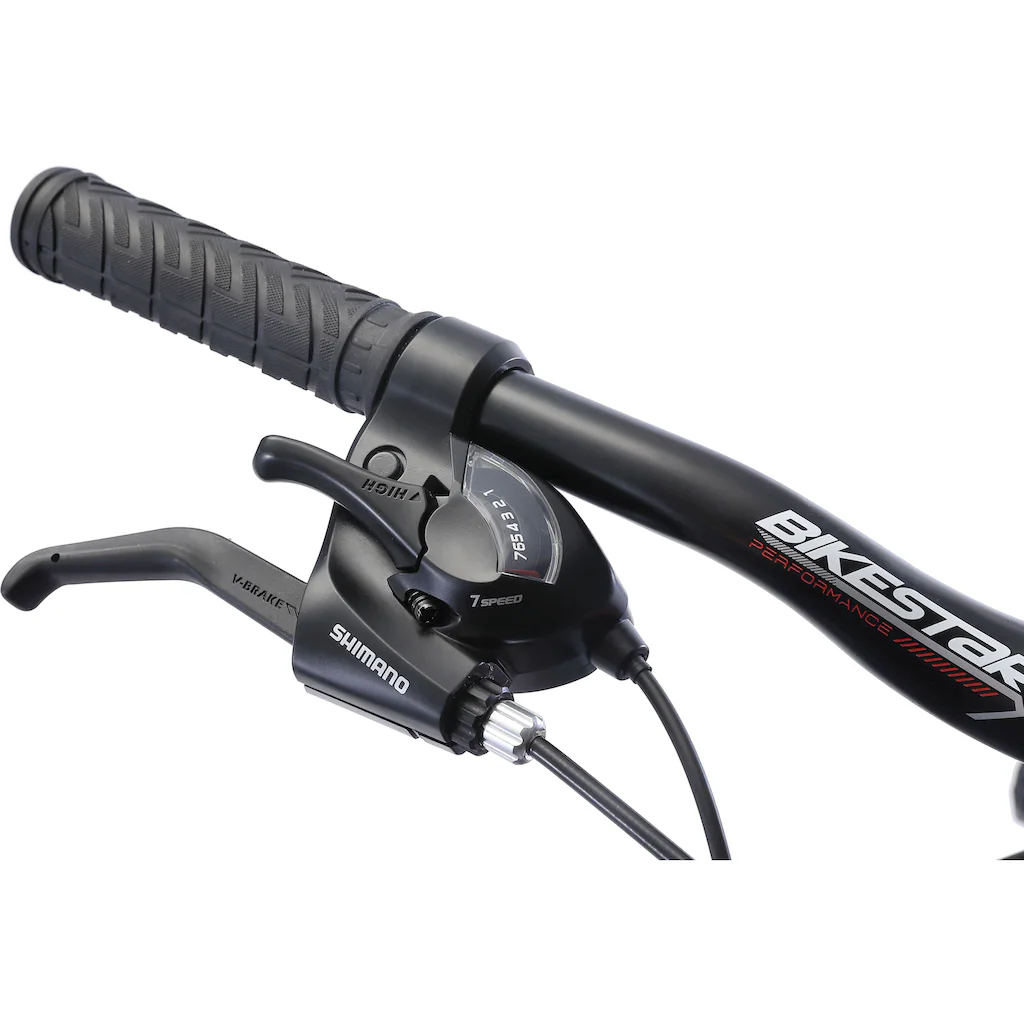 Bikestar Mountainbike 21 Gang Shimano RD-TY300 Schaltwerk Kettenschaltung für Damen und Herren Kettenschaltung auf Raten Bis zu 65% Rabatt