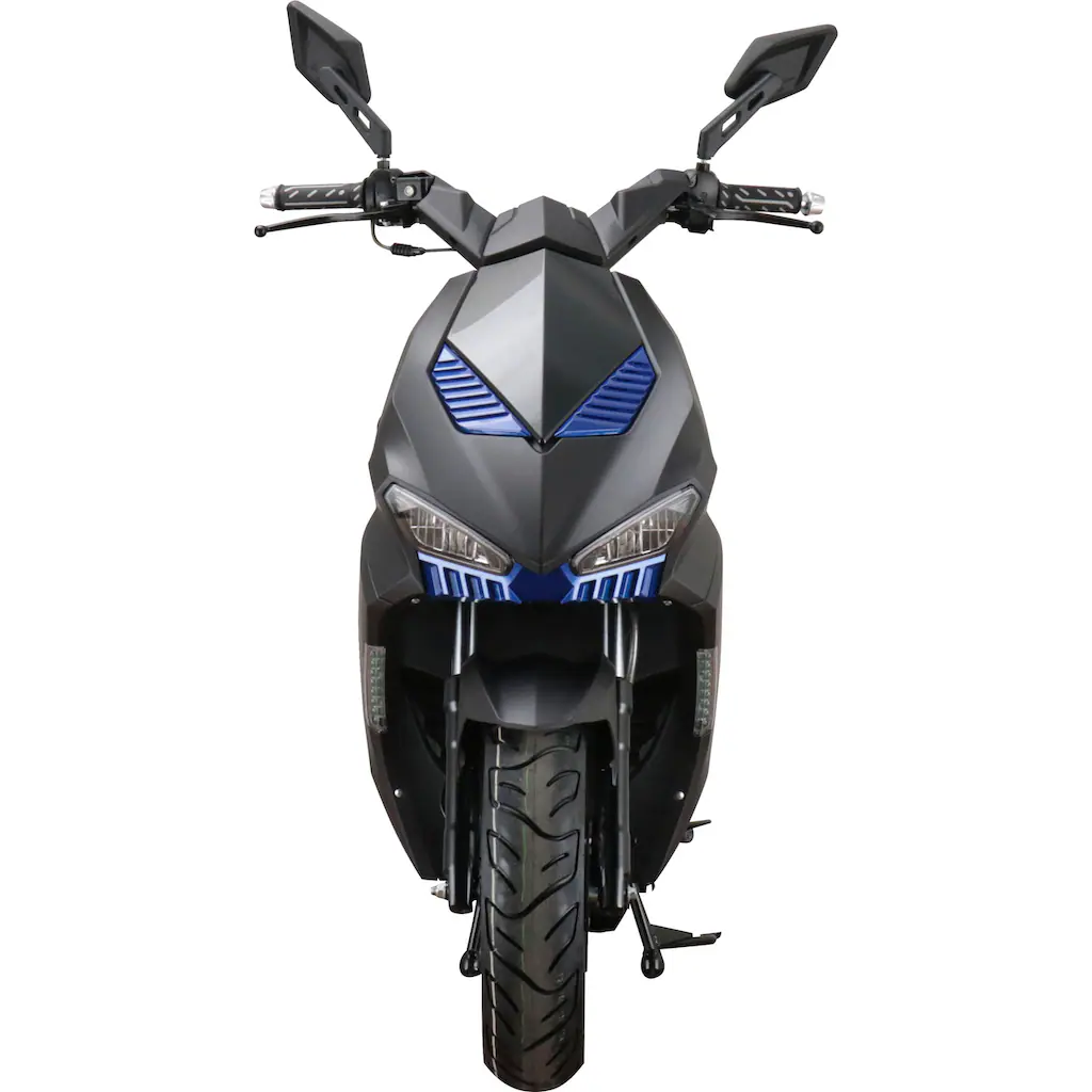 Alpha Motors Motorroller »SHARK« 50 cm³ 45 km/h Euro 5 3 PS mit integr. Alarmanlage Keyless-System und USB-Anschluss auf Rechnung Clearance-Verkauf