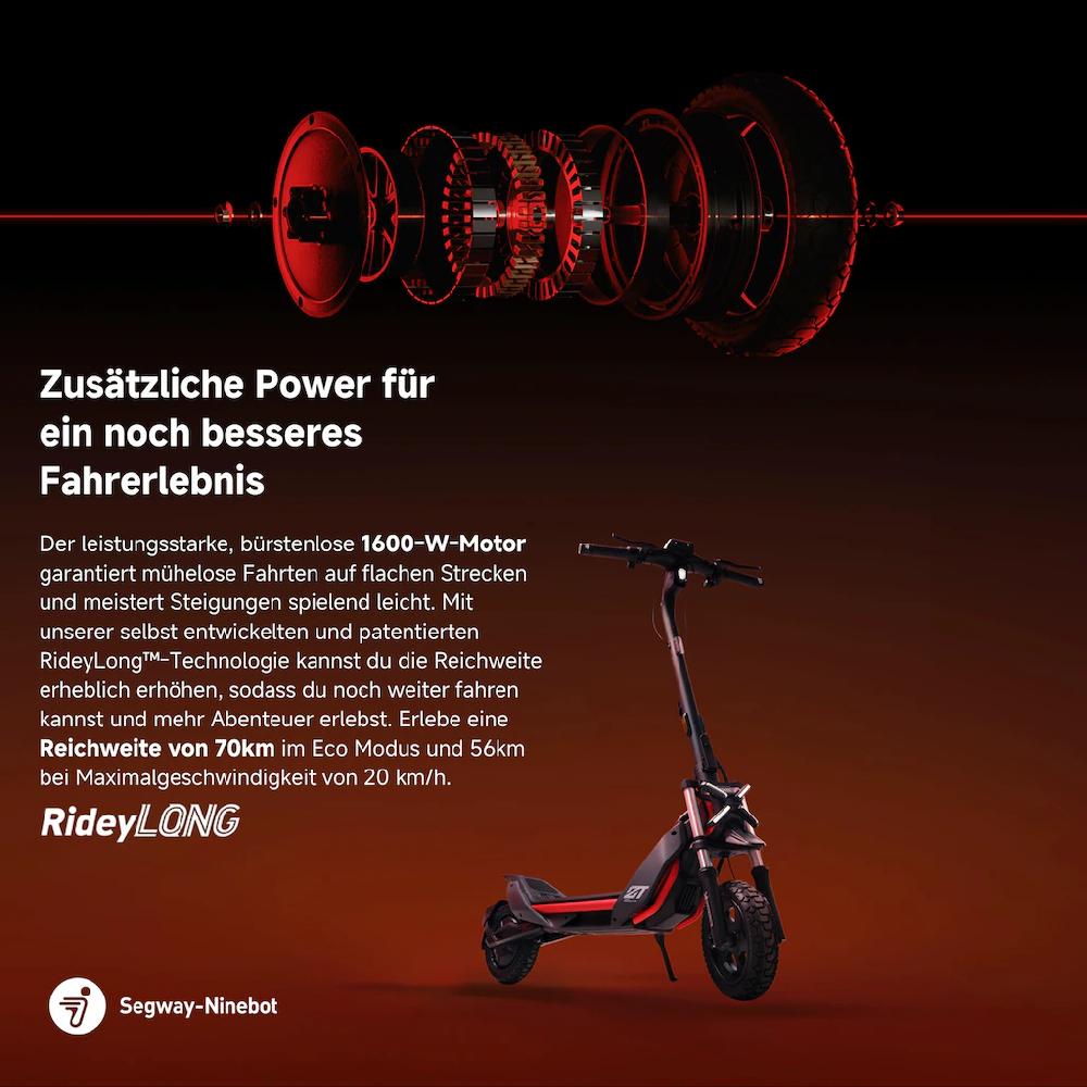ninebot by Segway E-Scooter »Segway ZT3 Pro D« Electric Scooter mit Straßenzulassung bis zu 70 km Reichweite Outlet