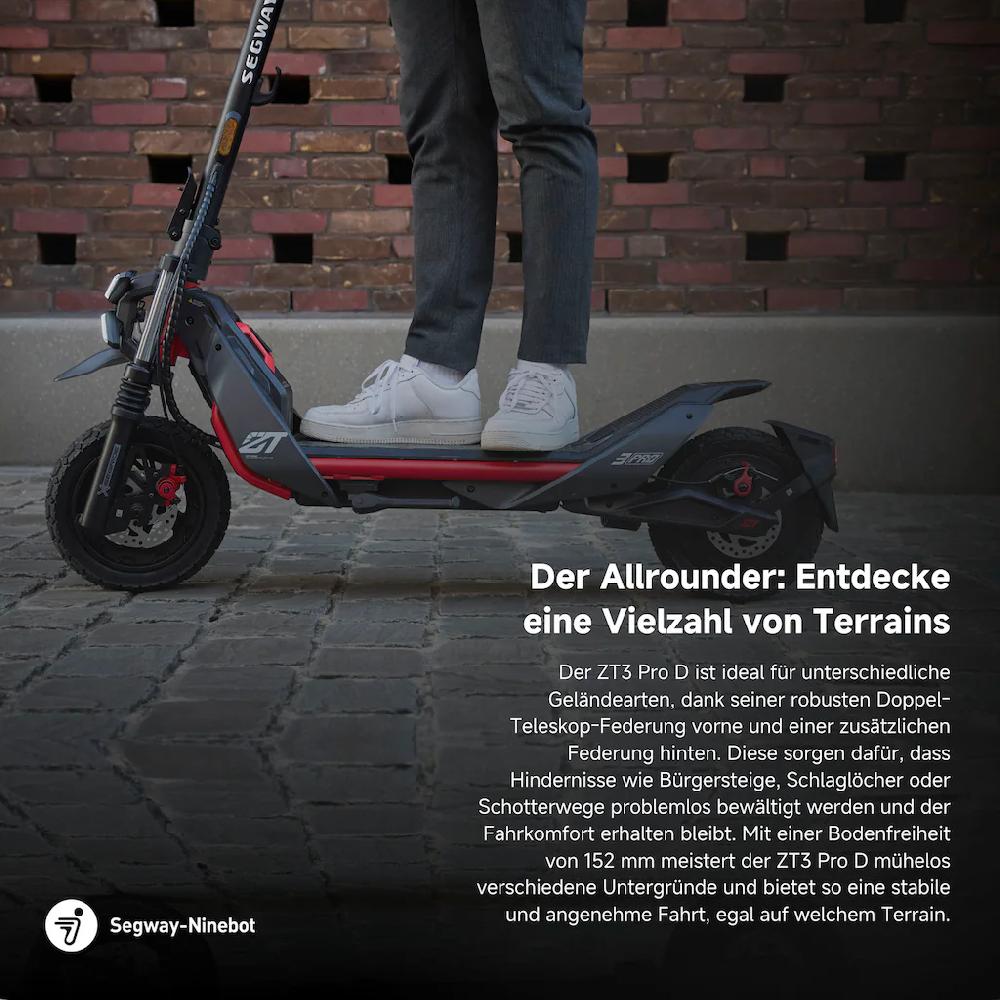 ninebot by Segway E-Scooter »Segway ZT3 Pro D« Electric Scooter mit Straßenzulassung bis zu 70 km Reichweite Outlet
