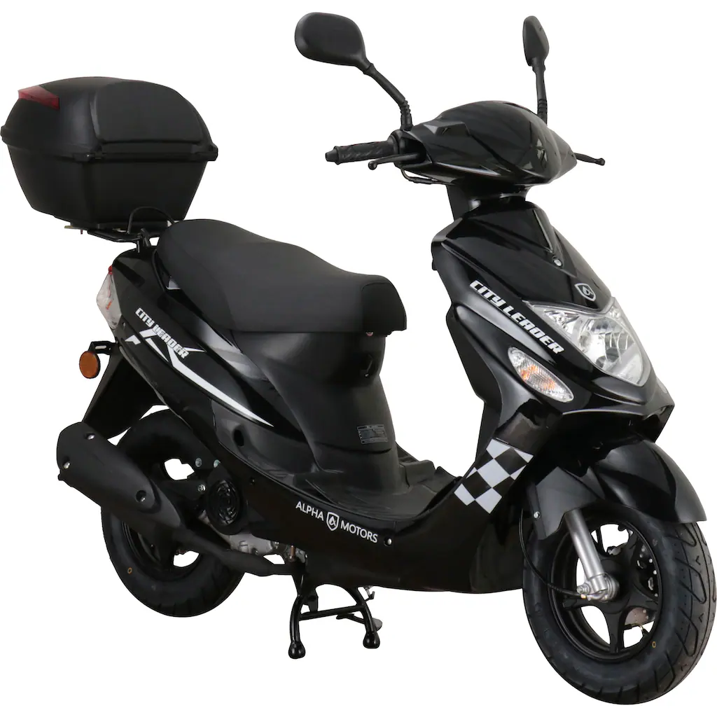 Alpha Motors Motorroller »CityLeader« 50 cm³ 45 km/h Euro 5 2 99 PS inkl. Topcase auf Raten Verkauf