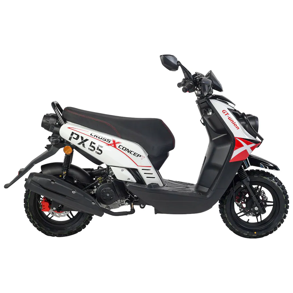 GT UNION Motorroller »PX55 Cross Conzept 45« 49 6 cm³ 45 km/h Euro 5 3 PS Luftgekühlter Motor auf Rechnung bestellen im Angebot