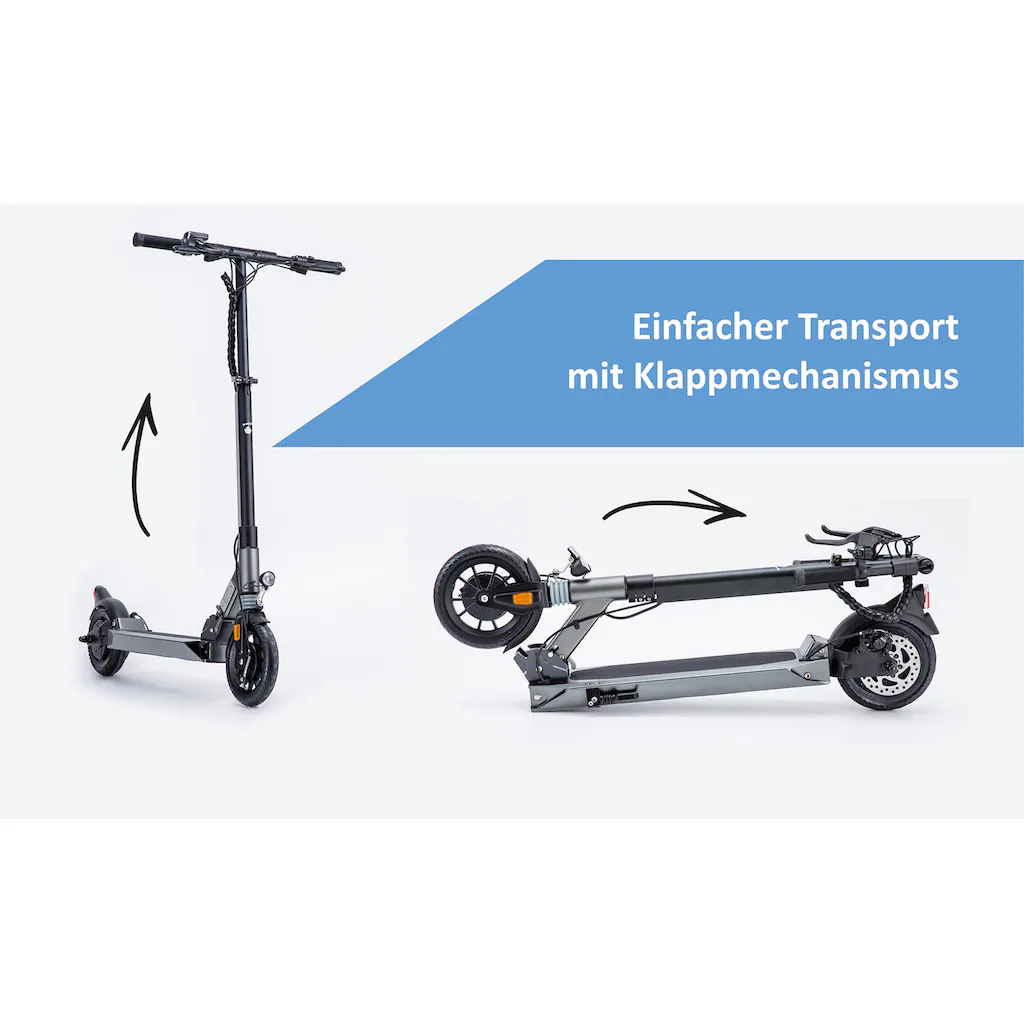 L.A. Sports E-Scooter »Speed Deluxe 7.8-350 ABE« 20 km/h 25 km mit Straßenzulassung bis zu 25 km Reichweite auf Rechnung online bestellen Meist gekauft